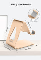 Desk Cell Phone Stand Phone Holder, Aluminum Phone Cradle Dock - Image 7