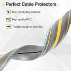 Floor Cord Cover 10Ft Heavy Duty PVC Floor Cable Protector Electric Cord Hider - Image 3