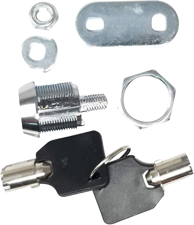 Admiral Locks Tubular Cam Lock, Keyed Alike Removable Key RV Compartment - Image 3