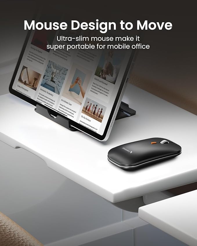 ProtoArc Foldable Keyboard and Mouse, XKM01 True Full-Size Folding Bluetooth - Image 5