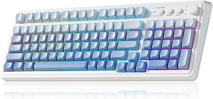 AULA S99 Gaming Keyboard, Wireless Computer Keyboards, Tri-Mode Bluetooth by AULA