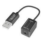 Cubilux USB A to TOSLINK Optical Audio Adapter, Unidirectional USB Type A to by Cubilux