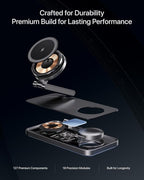 Intoval 3-in-1 Foldable Wireless Charging Station, Qi2 Certified 15W Ultra Fast - Image 3