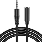 Amzpas Headphone Extension Cable, 4 Pole TRRS 3.5mm Extension Audio Cord Male by Amzpas