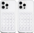 2 Pack Silicone Suction Phone Case Mount, Silicon Adhesive Phone Grip by LvShuLiangPin