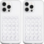 2 Pack Silicone Suction Phone Case Mount, Silicon Adhesive Phone Grip by LvShuLiangPin
