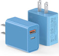 Fast Charger Block, USB C Wall Charger, Charger Cube, Dual Port PD Fast by LCGENS