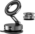 360° Vacuum Suction Cup Magnetic Car Phone Holder, Foldable Portable Magnetic by Unknown