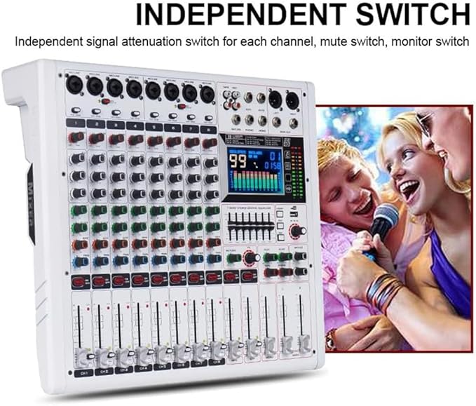GF8PRO Professional 8-Channel DJ Console - - Image 7