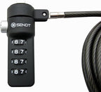 Sendt Black Notebook/Laptop Combination Lock Security Cable - Image 2