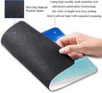 Mouse Pad, Beach Design Mouse Pad, Washable Square Cloth Mousepad - Image 2