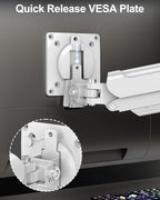 Single Monitor Arm Fits up to 32 Inch Computer Screens, Holds 4.4-22lbs - Image 6