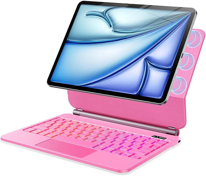 Keyboard Case for iPad Air 11-inch & iPad Pro 11 inch，Magic Magnetic Backlit by everylikit