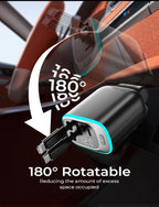 Retractable Car Charger 90W USB C Car Charger Adapter Fast Charging, Gift - Image 4