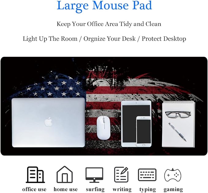RTGGSEL 31.5x11.8 Inch Non-Slip Long Extended Large Gaming Mouse Pad - Image 7