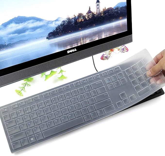 Keyboard Cover for Dell KB216 KB216b KB216t KB216d KB216p Wired & KM636 & Dell by CaseBuy
