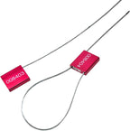 Leadseals 1000 Red Steel Cable Seals Metal Security Tag Numbered Truck Trailer - Image 6