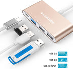 LENTION 4-in-1 USB-C Hub with Type C, USB 3.0, USB 2.0 - Image 2