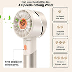 Handheld Fan, Portable Turbo Fan, Powerful Personal Fan, USB Rechargeable Mini - Image 2