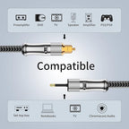 EMK 24K Gold-Plated Toslink to Mini Toslink Cable - Image 6