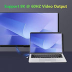 CABLEDECONN USB2.0 A to USB C 3.2 Type C 20Gbps Male to Male Detachable 1m - Image 5