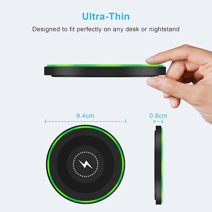 Samsung Wireless Charger Android Charger Fast Charging Pad Wireless Phone - Image 5