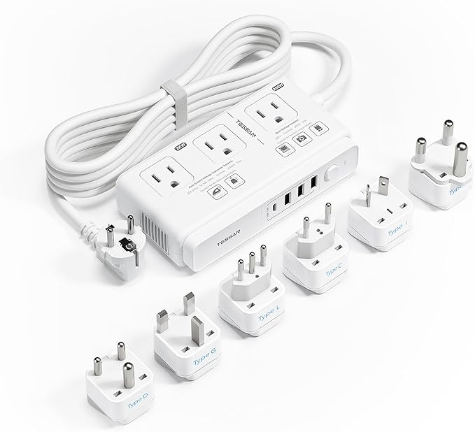 TESSAN Voltage Converter US to Europe, 220 to 110 Voltage Converter, Universal by TESSAN