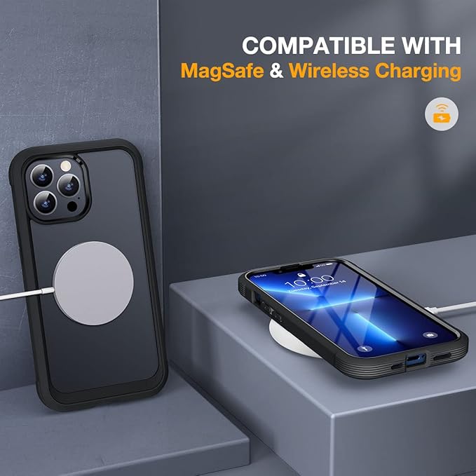 Miracase Glass Case for iPhone 13 Pro Max 6.7 inch, Upgrade Full-Body Clear - Image 7