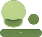 MOSISO Wrist Rest Support for Mouse Pad&Keyboard Set, Circle Curved Ergonomic by MOSISO