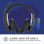 ThinkWrite Technologies TWT Audio Duro, TW220 | Premium Over-Ear Wired Headset - Image 6