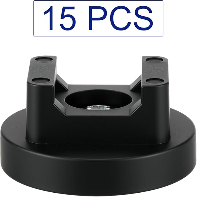 Yookeer Magnetic Zip Tie Mount Base Black Magnetic Cable Clips Wire Holder - Image 5