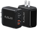 40W USB C Charger Block, 2 Pack 4-Ports Type C Fast Charging Cubes PD USBC Wall by KuewtyaChargerBlock