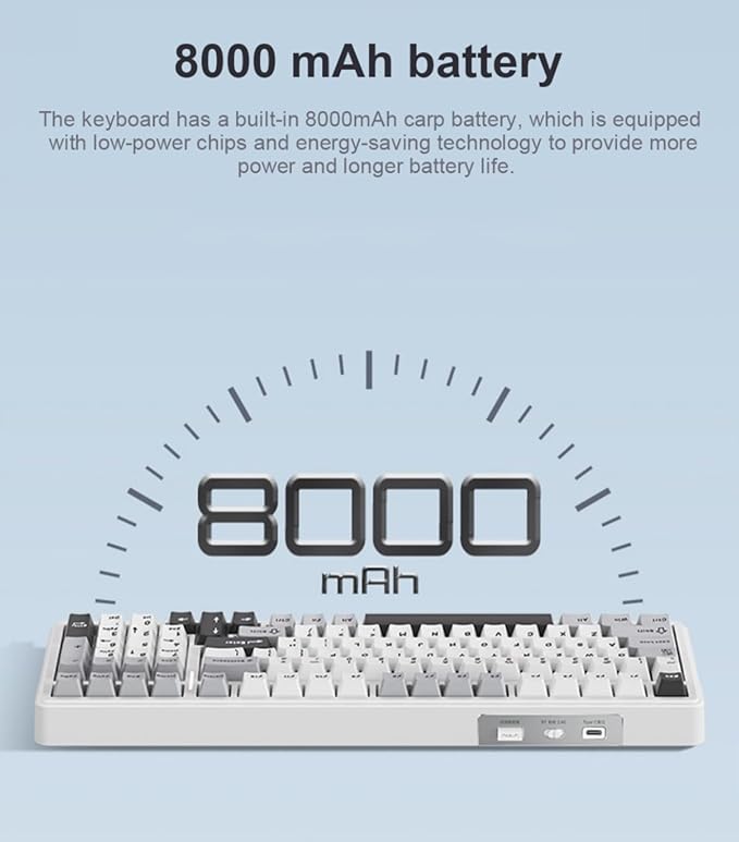 x Aula F99 Pro Wireless Mechanical Gaming Keyboard, Gasket Hot Swappable Custom - Image 7