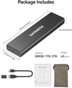 External SSD 512GB Portable SSD Speed Up to 1000MB/s USB 3.2 Gen 2, External - Image 4
