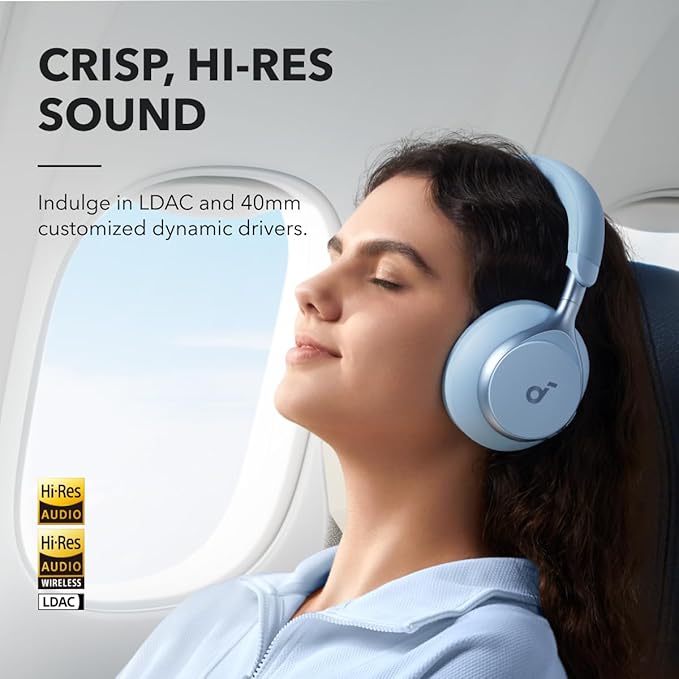 Soundcore by Anker, Space One, Active Noise Cancelling Headphones, 2X Stronger - Image 2