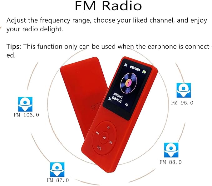 MP3 Player 32GB with Speaker Earphones Portable Music Player - Image 5