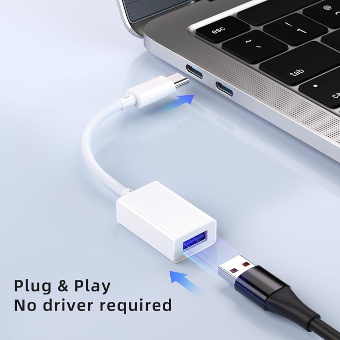 USB C to USB 3.0 Adapter 2 Pack, USB C Male to USB Female OTG Cable - Image 4