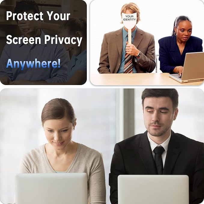 Magnetic Privacy Screen for MacBook Pro 14 Inch, Removable Matte Blue Light - Image 8