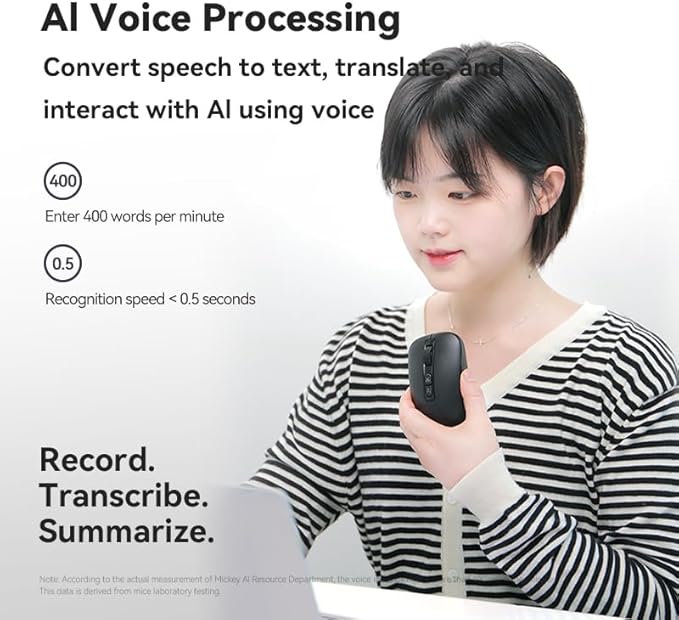 M4 Wireless Smart Ai Mouse For Pc Laptops, One-Touch Voice Input, Ai Assistant - Image 3