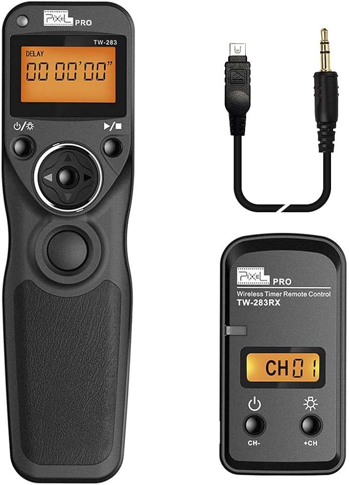 Pixel Wireless Shutter Release Cable Timer Remote Control TW-283 UC1 Compatible by Pixel