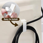50 pcs 50 PCS Self Adhesive Cable Clips, Outdoor Light Clips, 5.3 cm Nylon Cord - Image 6