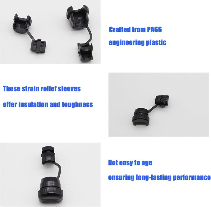 40PCS Nylon Insulation Cable Bush Grommet Electric Cable Protection Cord Buckle - Image 5
