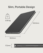 Belkin Pro Keyboard Case w/Magnetic Stand, Backlit Bluetooth Keyboard, Magnetic - Image 7