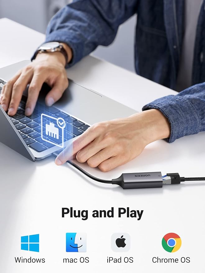 UGREEN USB C to Ethernet Adapter, Driver-Free, Compatible - Image 5