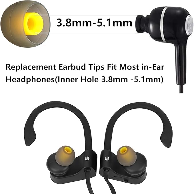 Earbud Replacement Tips Silicone Earbud Tips Earbud Covers Fit - Image 3