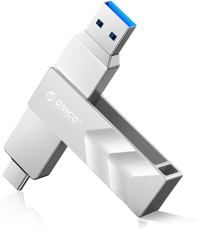 ORICO 2TB Portable Solid State Drive, 1050MB/s Dual-Port Rotating Metal - Image 8
