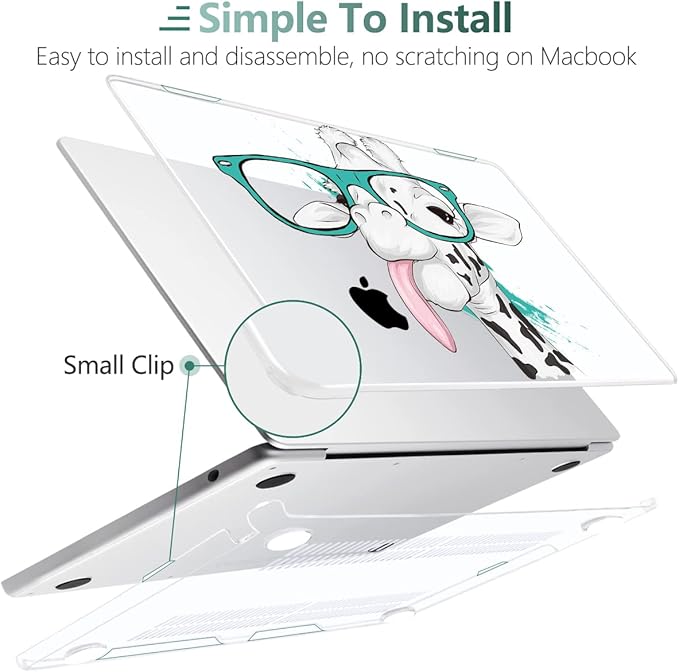 MEEgoodo Case for MacBook Air M4/M3/M2 13.6 inch 2025 2024 2022, Fit Model - Image 5