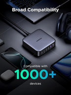 UGREEN 200W USB C Charger, Nexode 6-Port GaN Desktop Charger, USB C Charging - Image 7