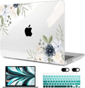 MEEgoodo Case for MacBook Air M4/M3/M2 13.6 inch 2025 2024 2022, Fit Model by MEEgoodo