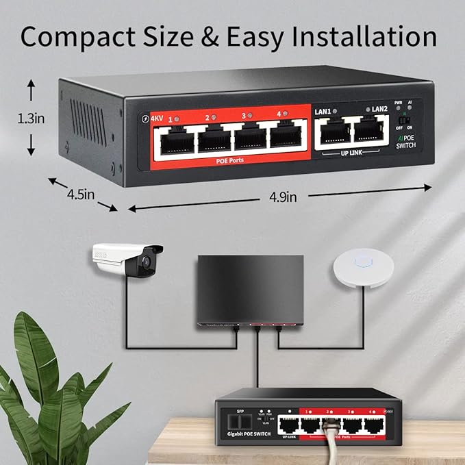 STEAMEMO 5-Port Managed Gigabit Switch - Image 8